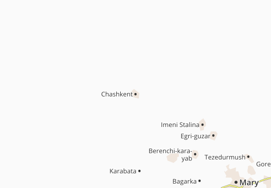 Kaart Plattegrond Chashkent