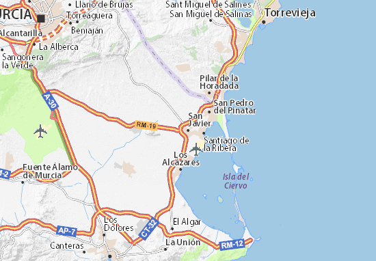 Mapa Plano San Javier