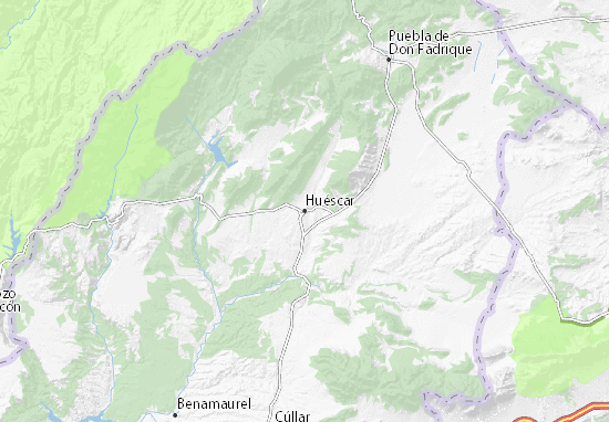 Huéscar Map