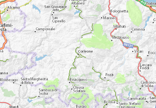 Karte Stadtplan Corleone
