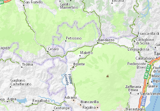 Mapa Maletto