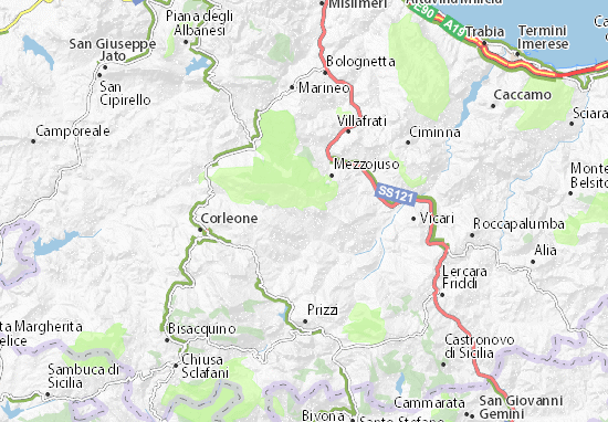 Karte Stadtplan Giardinello