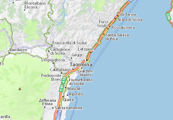 Mappe-Piantine Taormina