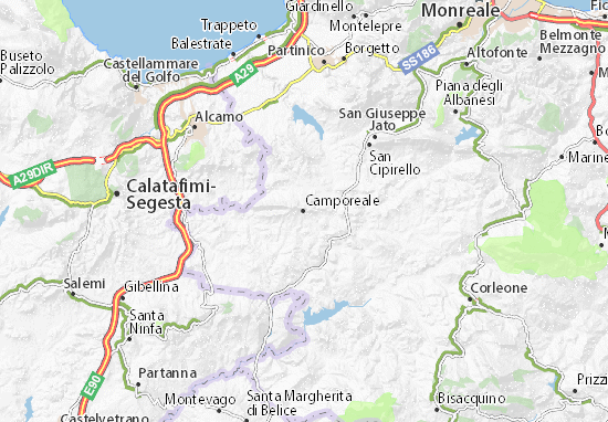 Mapa Camporeale
