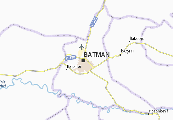 Kaart Plattegrond Batman