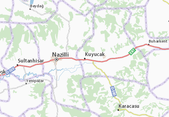 Kaart Plattegrond Kuyucak