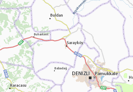 Kaart Plattegrond Sarayköy