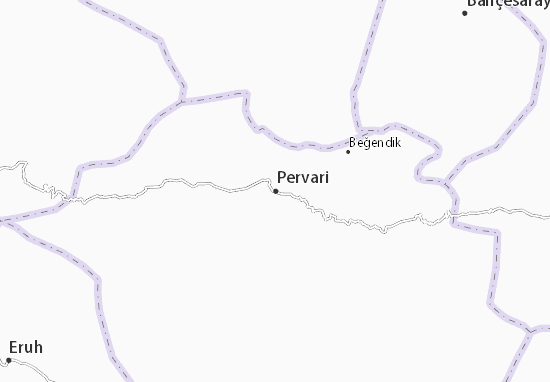 Karte Stadtplan Pervari