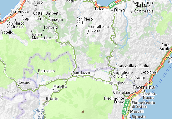 Roccella Valdemone Map