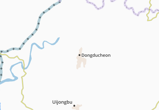 Karte Stadtplan Dongducheon
