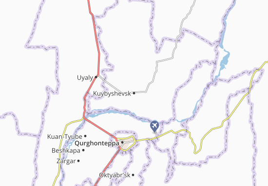 Karte Stadtplan Kuybyshevsk