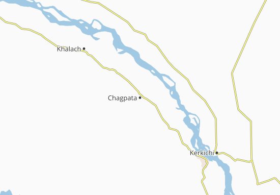 Kaart Plattegrond Chagpata