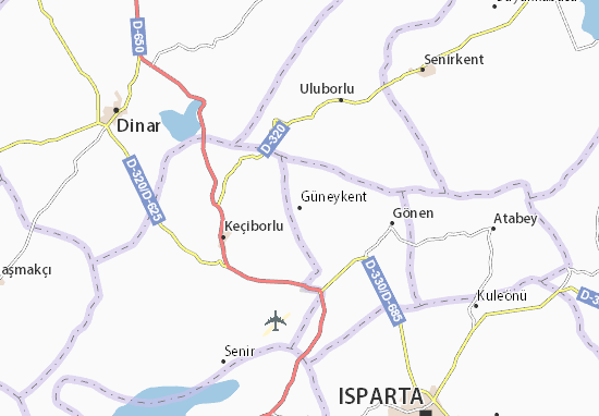 Karte Stadtplan Güneykent