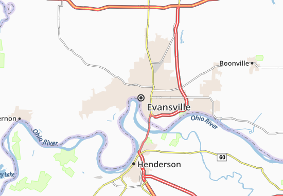 Evansville Map