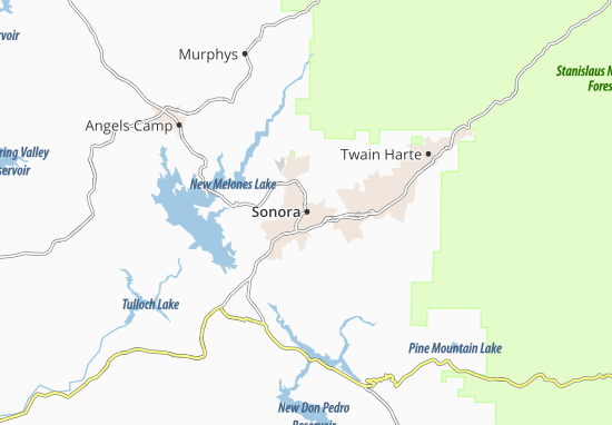 Kaart Plattegrond Sonora