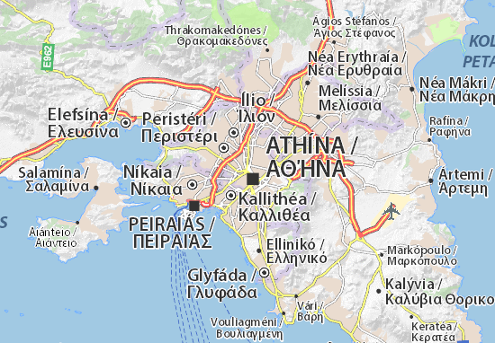 Mapa Athína