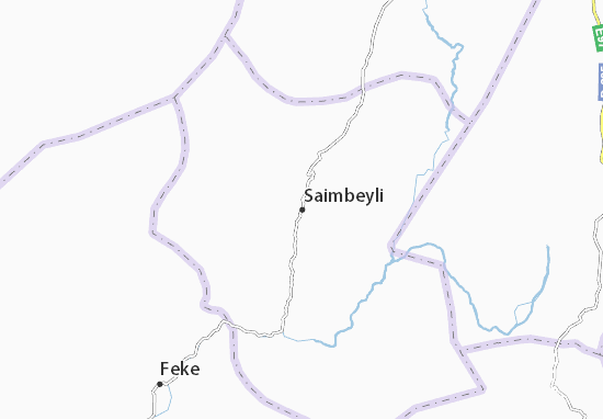 Karte Stadtplan Saimbeyli