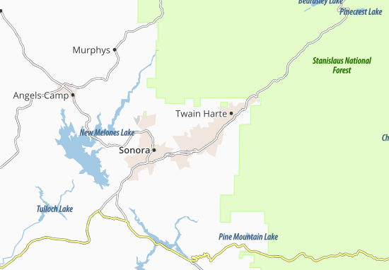 Kaart Plattegrond Phoenix Lake-Cedar Ridge