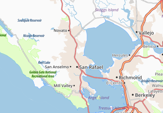 Karte Stadtplan Santa Venetia