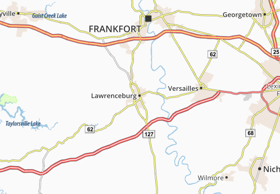 Mapa Lawrenceburg