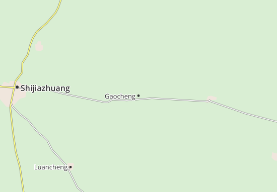 Kaart Plattegrond Gaocheng