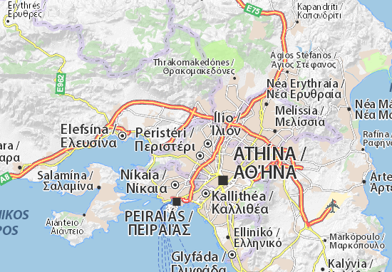 Karte Stadtplan Petroúpoli