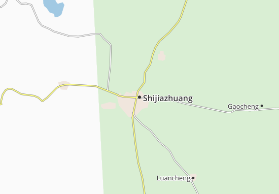 Kaart Plattegrond Shijiazhuang