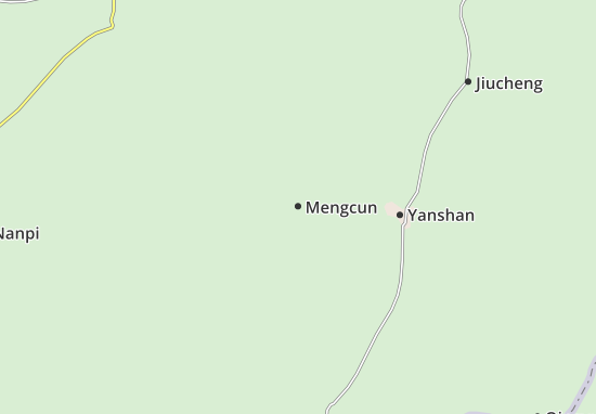 Karte Stadtplan Mengcun