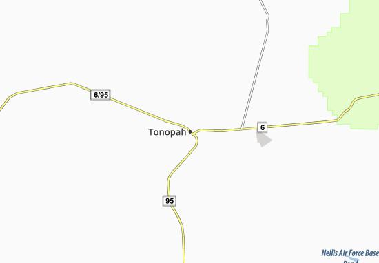 Karte Stadtplan Tonopah