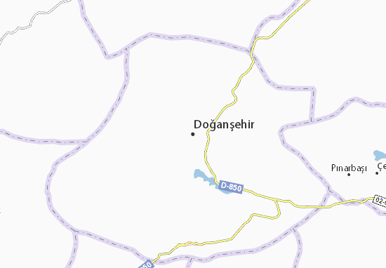 Kaart Plattegrond Doğanşehir