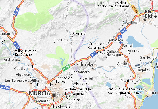 Kaart Plattegrond La Matanza