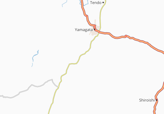 Kaart Plattegrond Kaminoyama