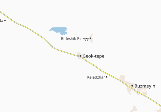Geok-tepe Map