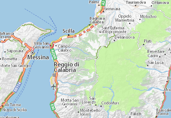 Mappa Santo Stefano In Aspromonte Cartina Santo Stefano In