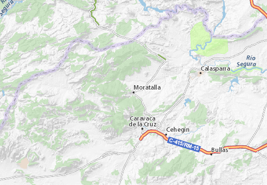 Karte Stadtplan Moratalla