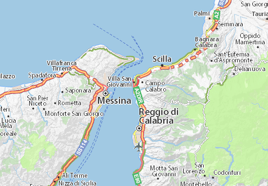 Karte Stadtplan San Giovannello