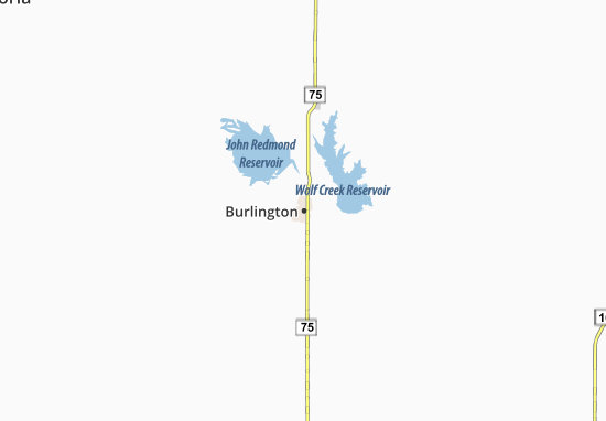 Kaart Plattegrond Burlington