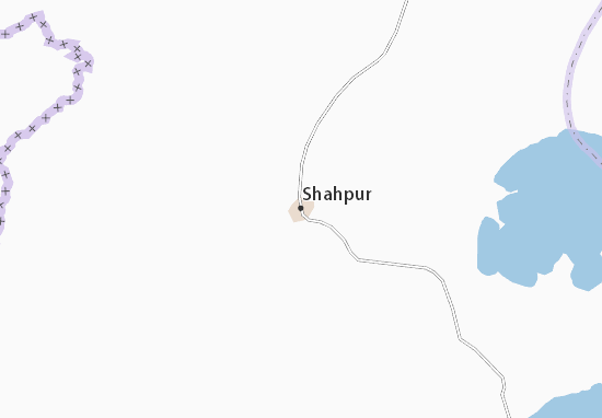 Karte Stadtplan Shahpur