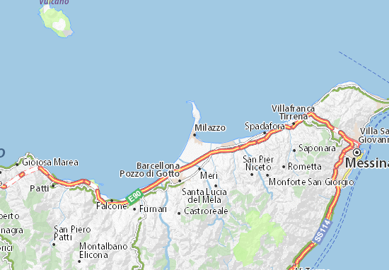 Milazzo Map