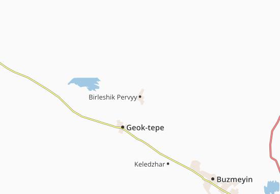 Karte Stadtplan Birleshik Pervyy