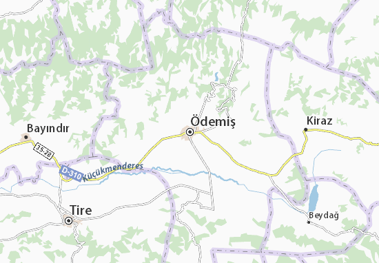 Ödemiş Map