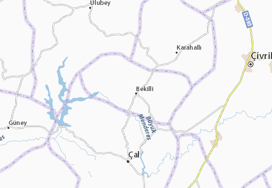 Mapa Bekilli