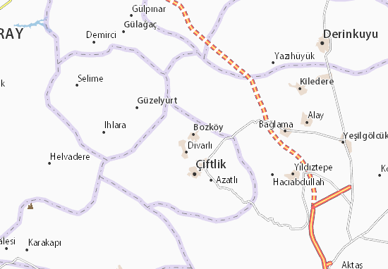 Kaart Plattegrond Bozköy