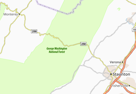 West Augusta Map