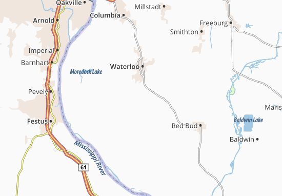 Karte Stadtplan Burksville