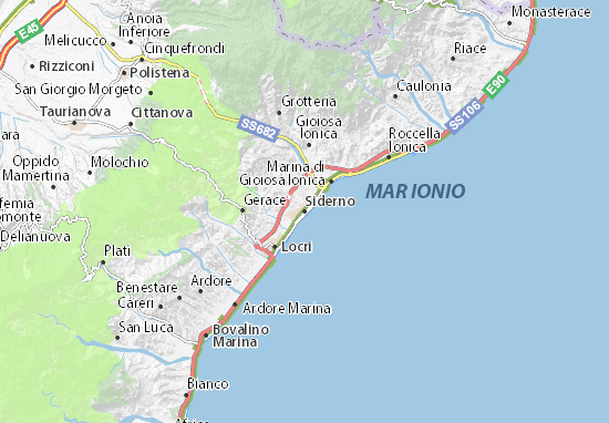 Siderno Map