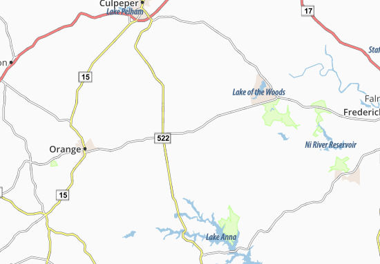 Verdiersville Map