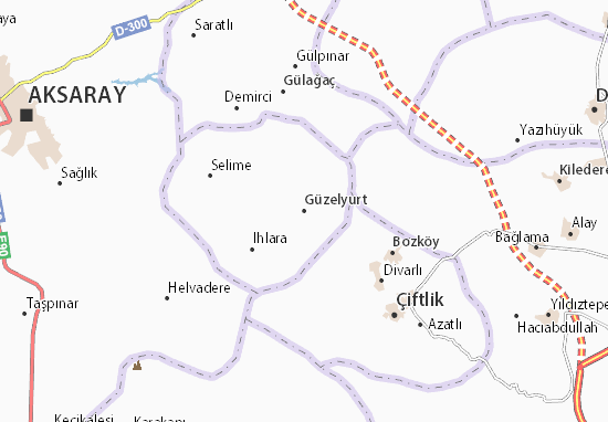 Güzelyurt Map