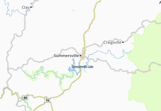 Karte Stadtplan Summersville