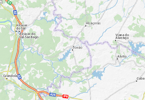 Torrão Map